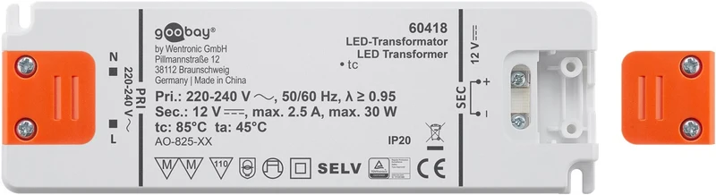 LED-Trafo 12 V (DC), 30 W
