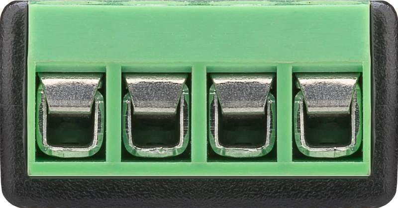 Terminal Block 4-Pin > Klinke 3,5-mm-Buchse (4-Pin, stereo)