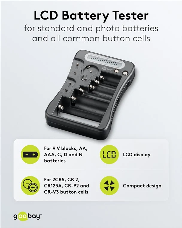 LCD-Batterietester