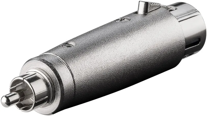 XLR-Adapter, Cinch-Stecker zu XLR-Buchse