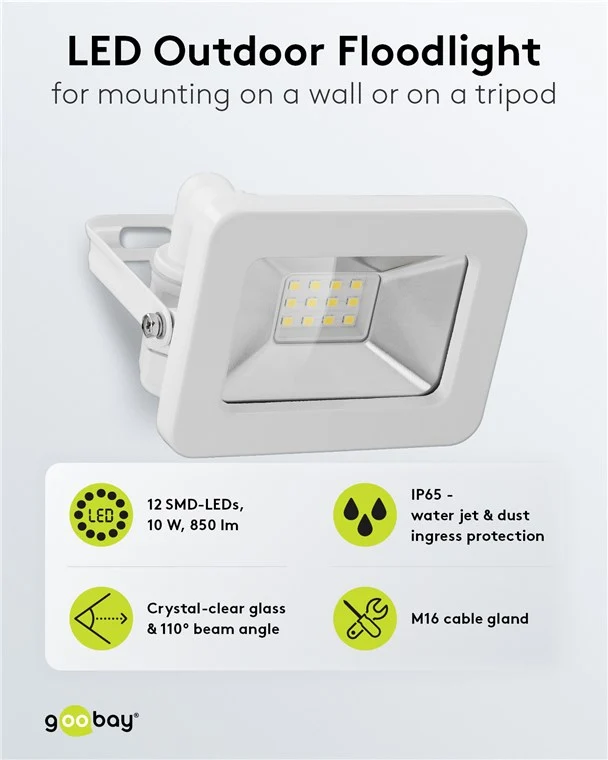 LED-Außenstrahler, 10 W