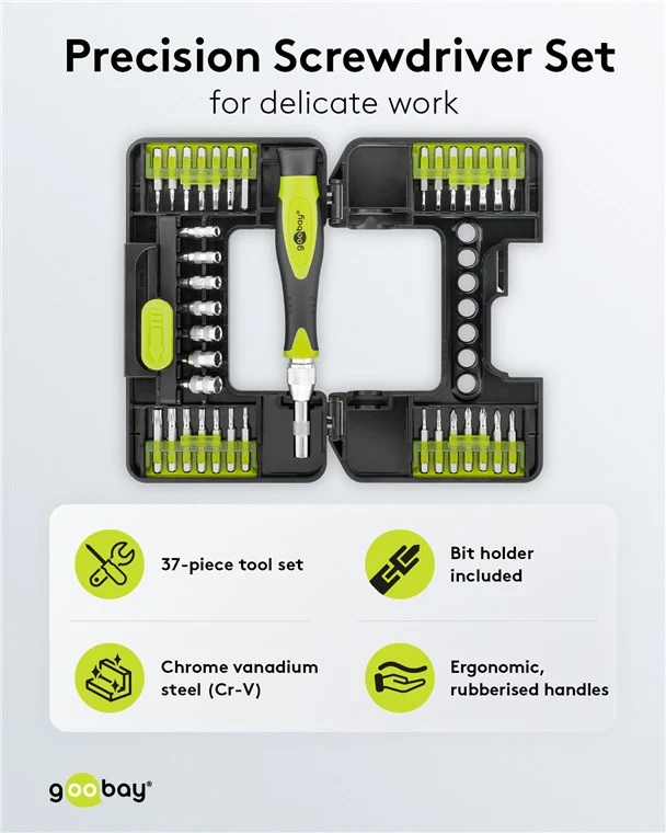 37-teiliges Präzisionsschraubendreher-Set