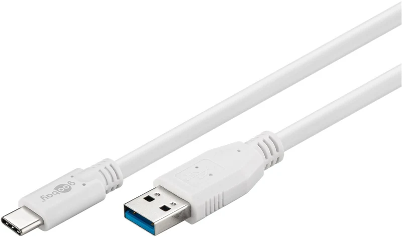 USB-C™ auf USB A 3.0 Kabel, weiß