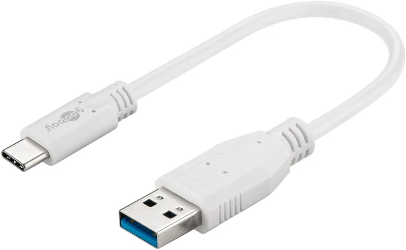 USB-C™ auf USB A 3.0 Kabel, weiß