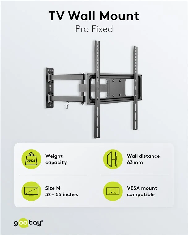 TV-Wandhalterung Basic FULLMOTION (M)