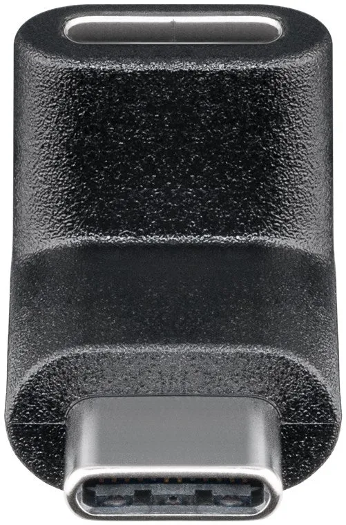 Adapter USB-C™ auf USB-C™ 90°, schwarz