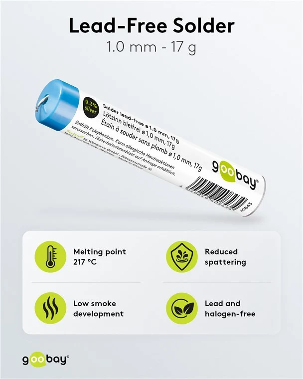 Lötzinn bleifrei, ø 1,0 mm, 17 g