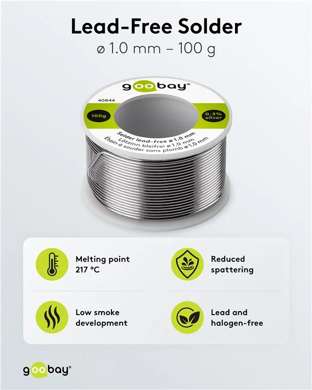 Lötzinn bleifrei, ø 1,0 mm, 100 g