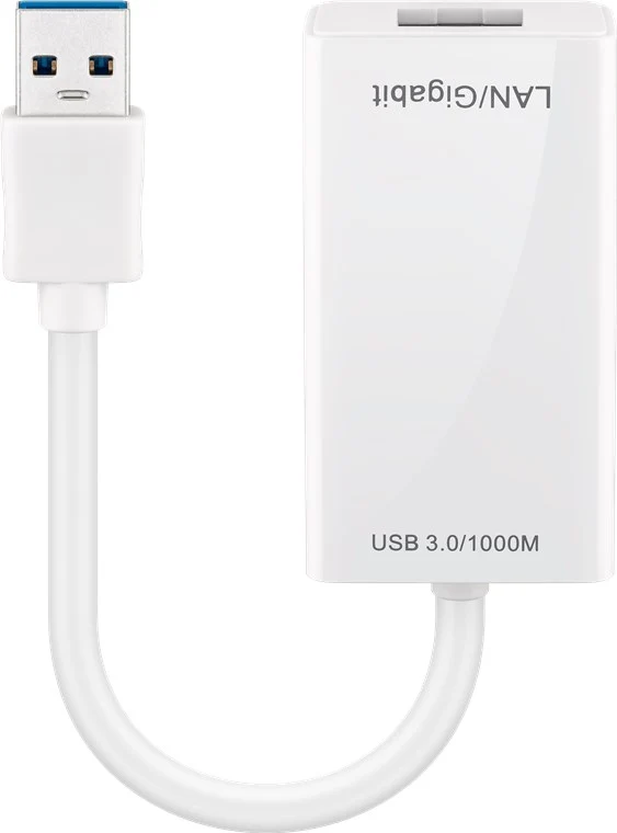 USB 3.0 Gigabit Ethernet Netzwerkkonverter, weiß