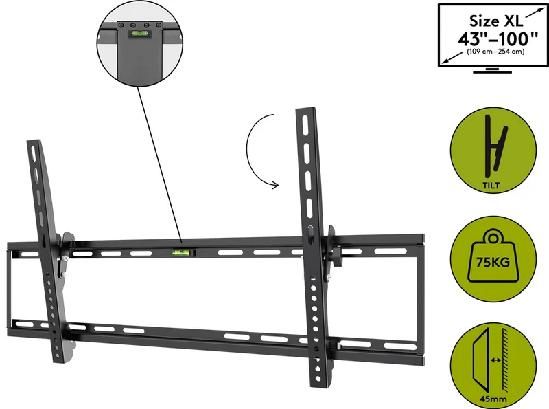 TV-Wandhalterung Basic TILT (XL)