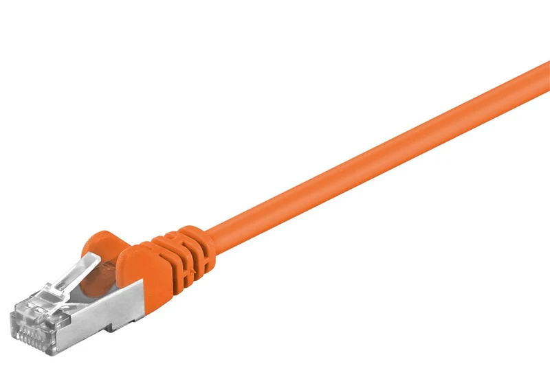 CAT 5e Patchkabel, F/UTP, orange