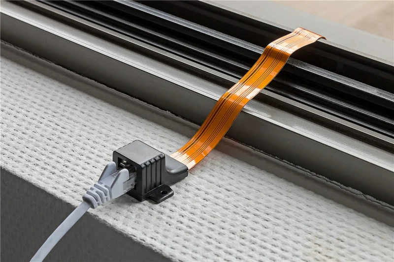 RJ45 LAN Fensterdurchführung Ultra-Slim 0,5 m