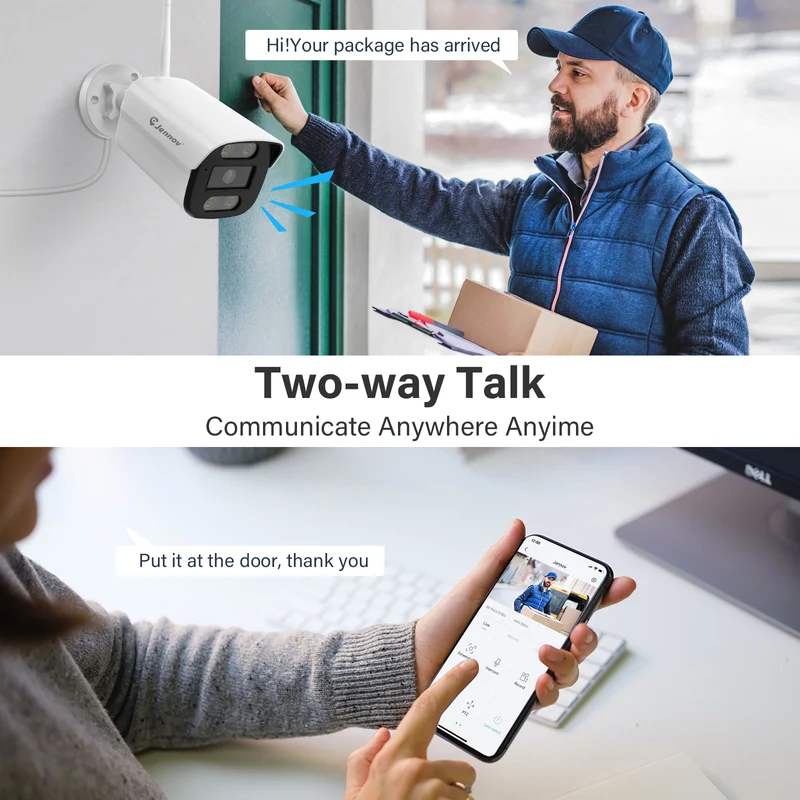 5MP Add-On WIFI Cameras for Jennov IP Security Wireless WIFI Camera System NVR
