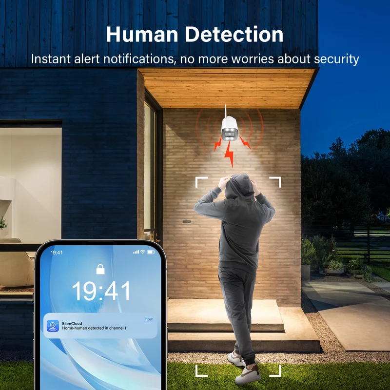 5MP Add-On WIFI Cameras for Jennov IP Security Wireless WIFI Camera System NVR