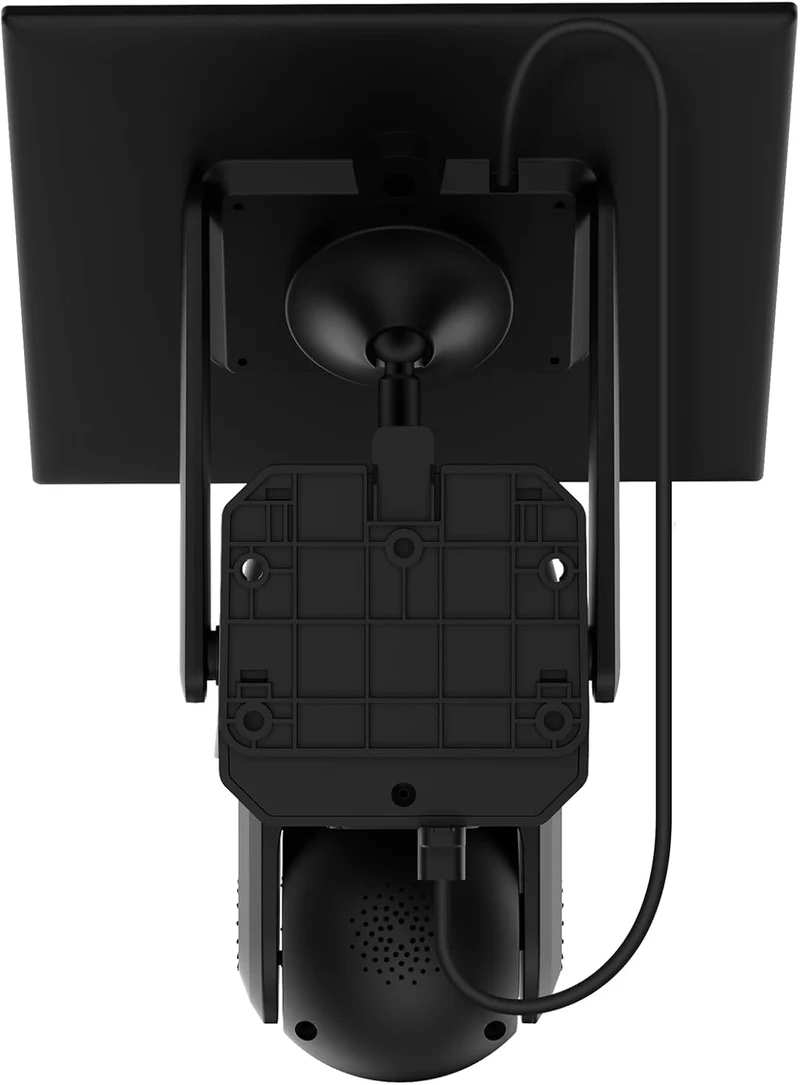 Jennov P47 4G LTE Cellular Solar Security Camera, No WiFi, 2K, Built-in SIM Card