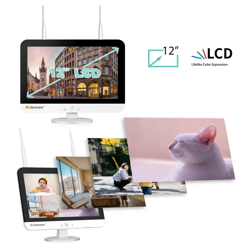 Jennov V16 WiFi Video Recorder with 12 inch Monitor NO HDD