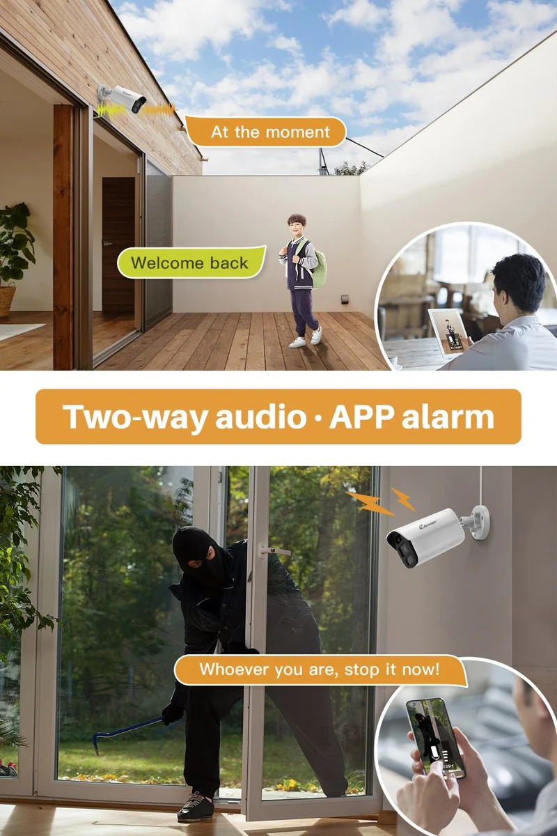 Jennov POE Security Camera System with 4K A95 Cameras