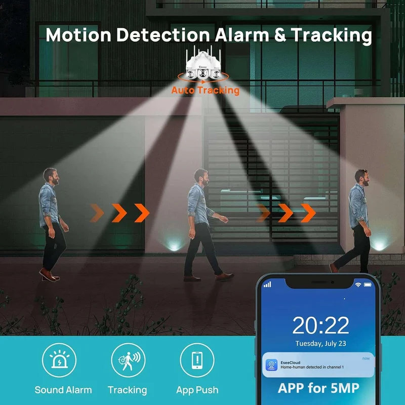 Jennov P31 2K Wireless Security Camera, Outdoor, J Series Add-on camera, Weatherproof & Reliable