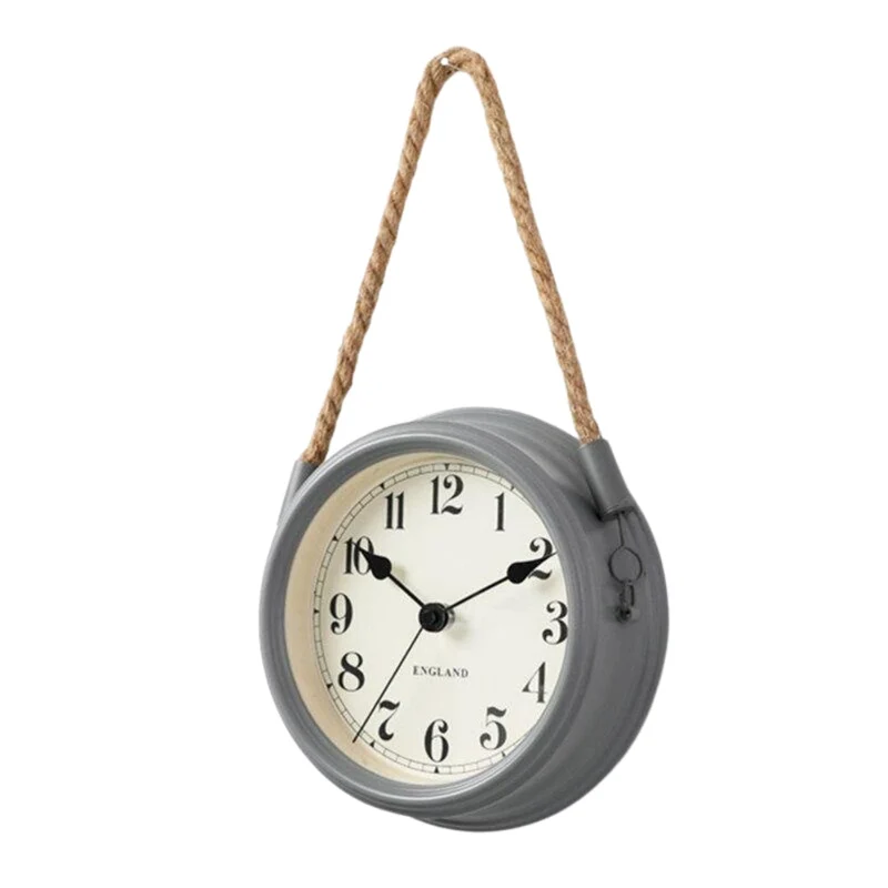 Norvian Wanduhr mit Quarzwerk und abgerundetem Design – dekorative Uhr