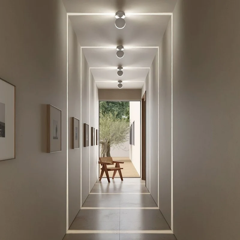 Lunexor Deckenleuchte mit 360° Drehfunktion und LED-Beleuchtung