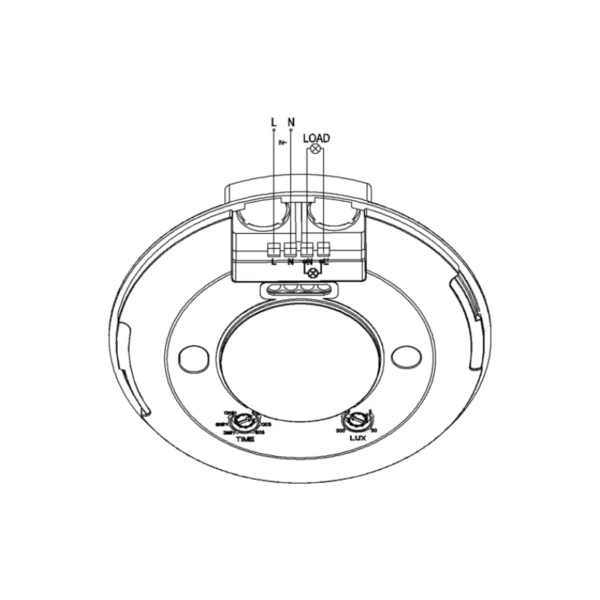 Aufputz-LED-Präsenzsensor / Sensor | Weiß