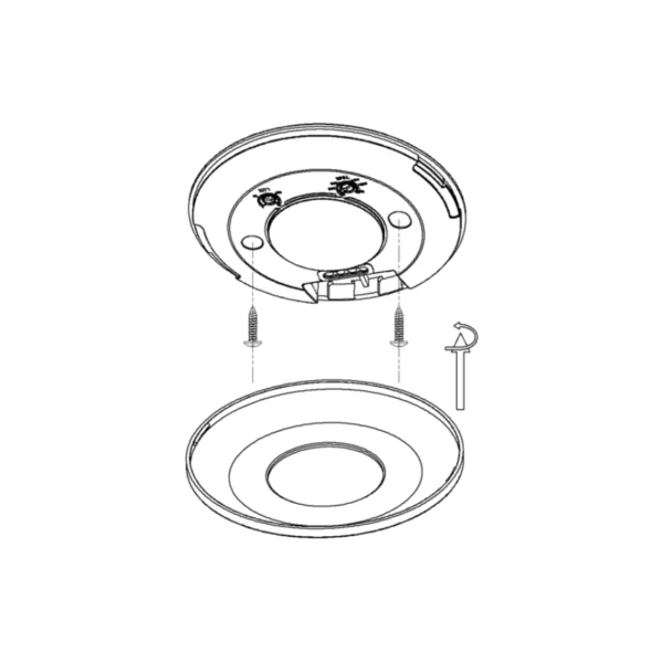 Aufputz-LED-Präsenzsensor / Sensor | Weiß