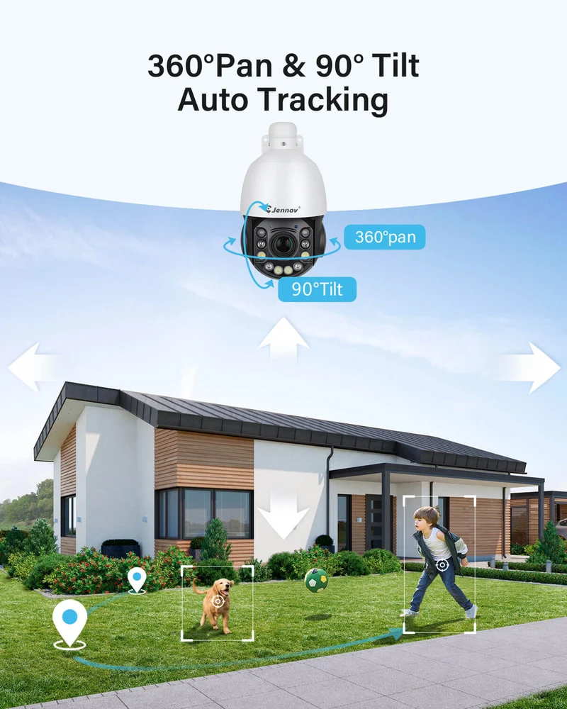 P92 6MP PTZ PoE IP Dome Surveillance Camera with 20X Optical Zoom