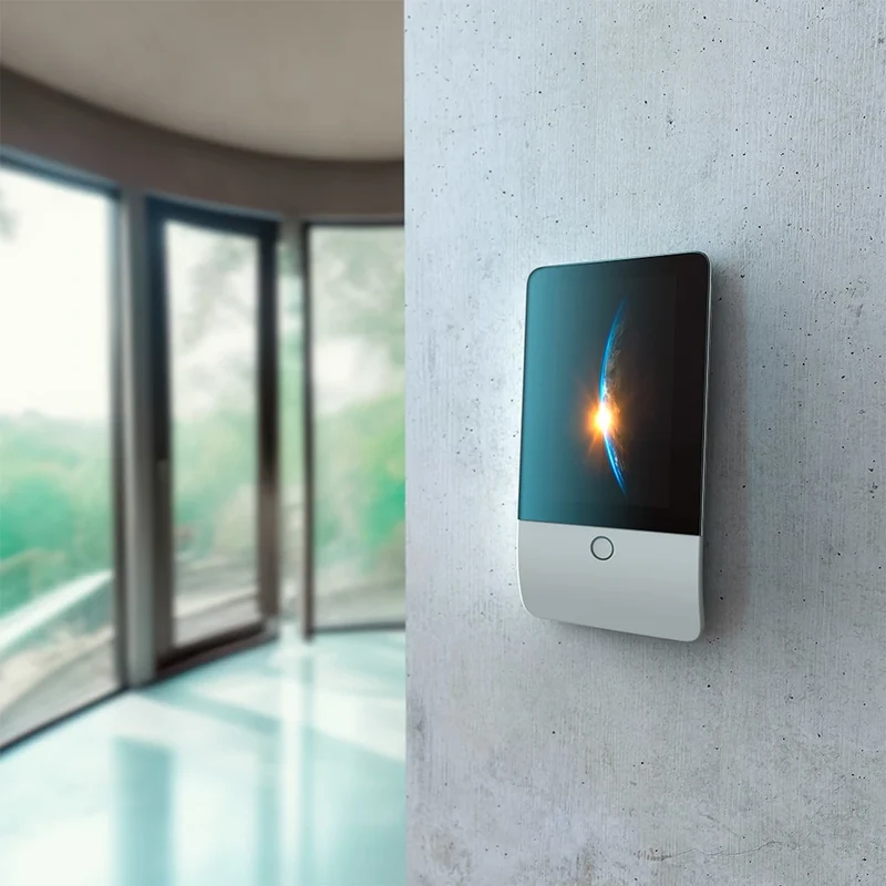 Jablotron 5" Funk-Touch-Bedienteil NATUS JA-156E-GR mit RFID-Lesegerät, grau