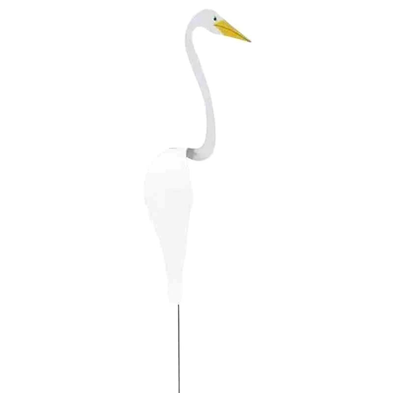 Kinetische Vogelskulptur aus Metall für Garten und Außenbereiche