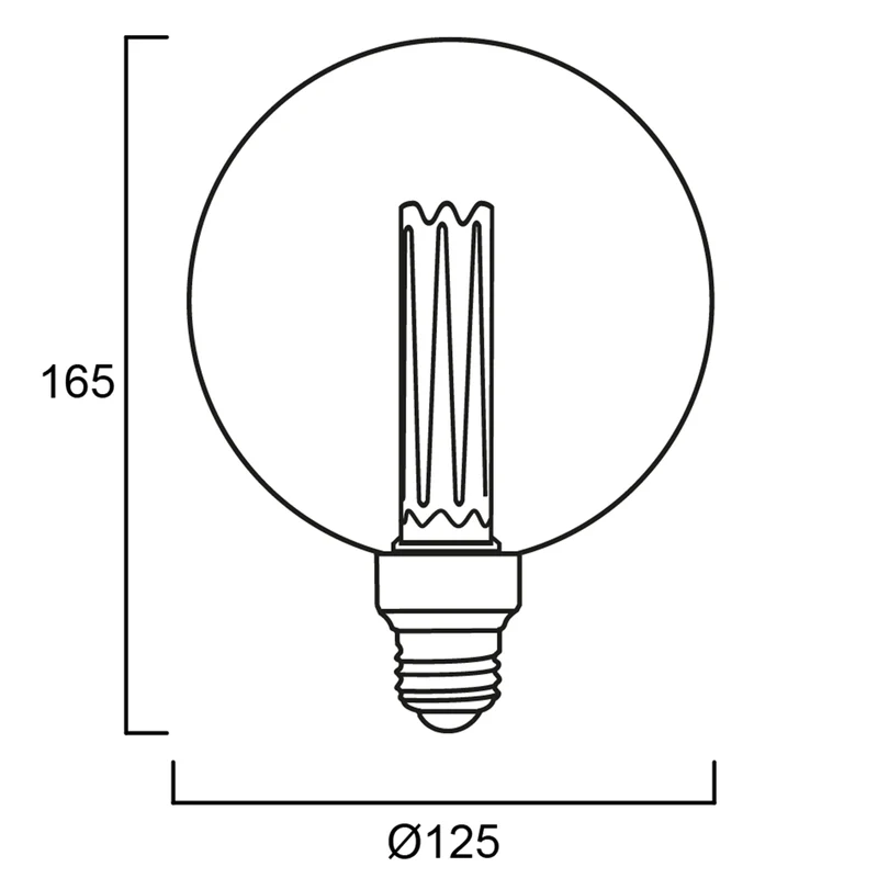 Retro LED Lampe | Dekoratives Design | verschiedene Formen
