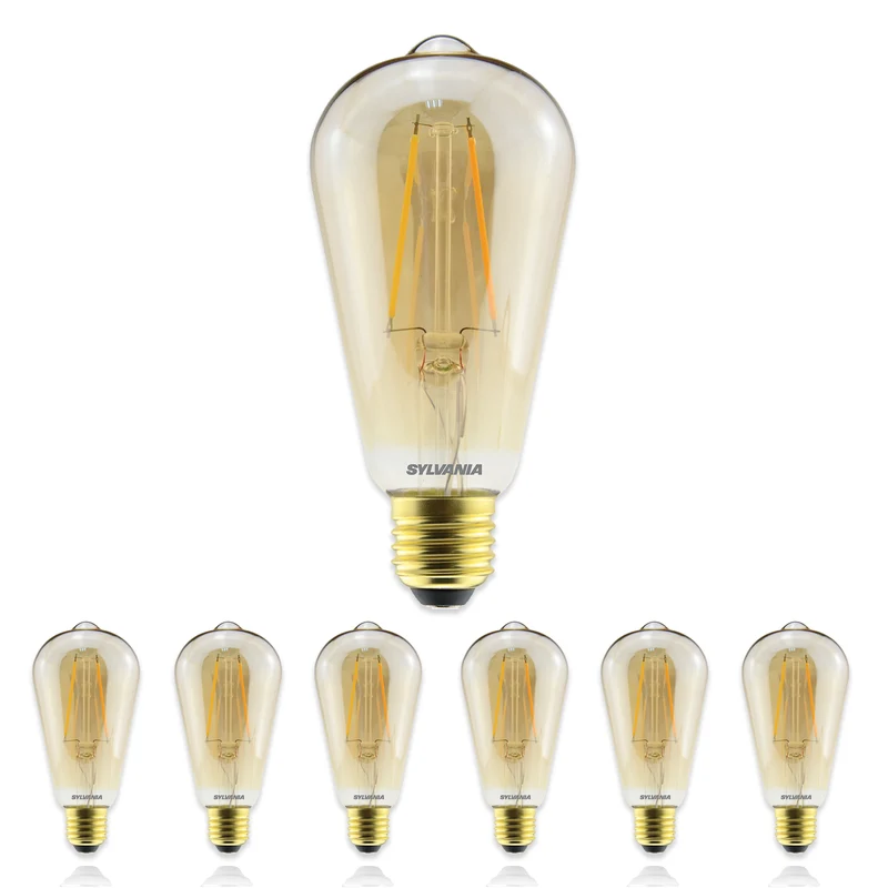 LED Lampe E27 | Vintage Design | Warmweiß 2500K