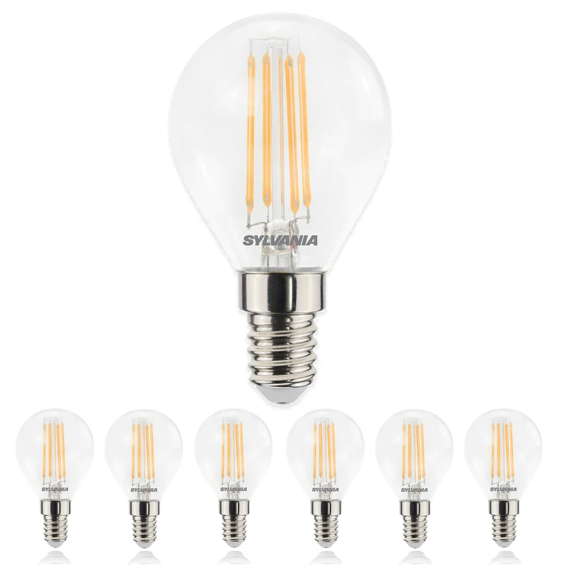 LED Lampe Kugel | E14 & E27 | Warmweiß | 40W Ersatz