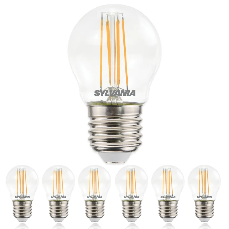 LED Lampe Kugel | E14 & E27 | Warmweiß | 40W Ersatz