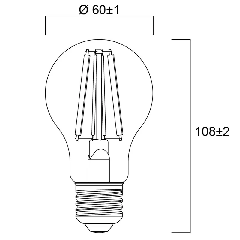 LED Lampe | Effizienzklasse A | E27 | Warmweiß & Neutralweiß | 60W Ersatz