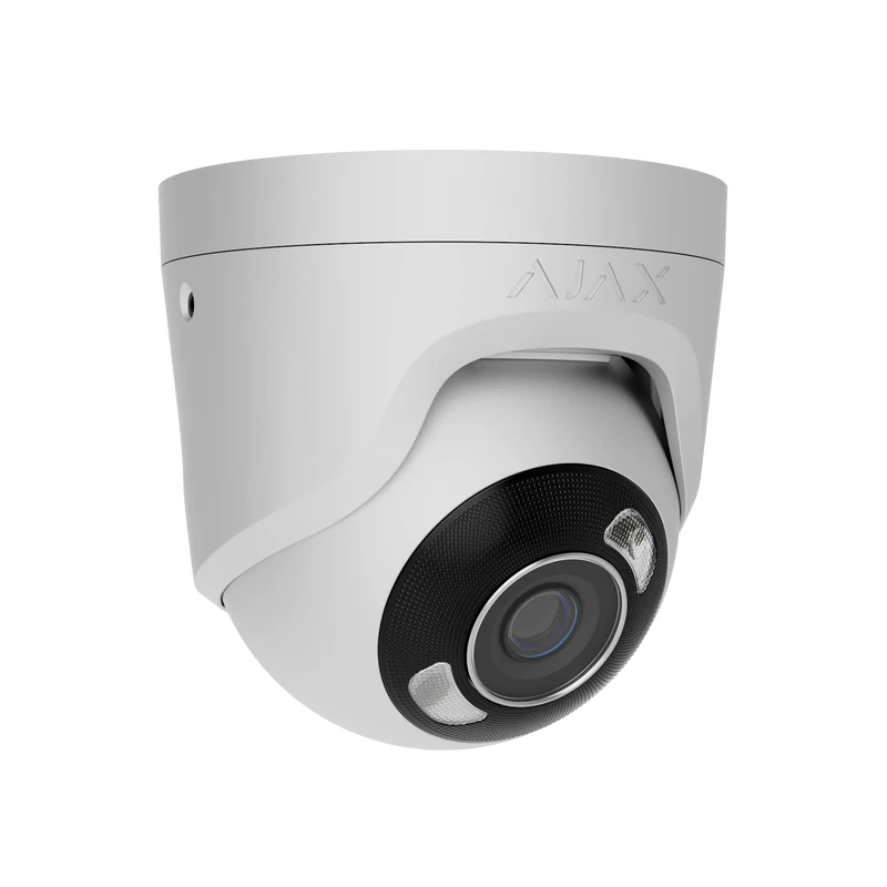 AJAX IP-Überwachungskamera "TurretCam HL" 5 MPx (4 mm) mit hybrider Beleuchtung