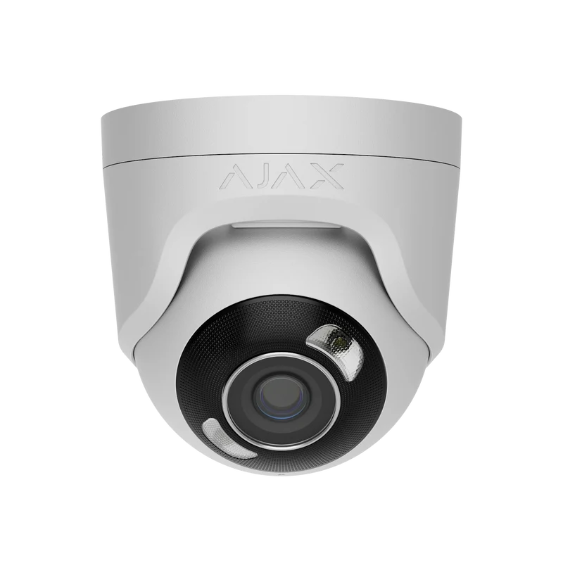 AJAX IP-Überwachungskamera "TurretCam HL" 5 MPx (4 mm) mit hybrider Beleuchtung