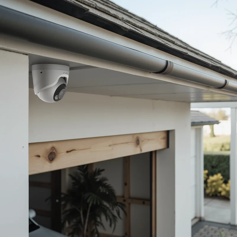 AJAX IP-Überwachungskamera "TurretCam HL" 5 MPx (4 mm) mit hybrider Beleuchtung
