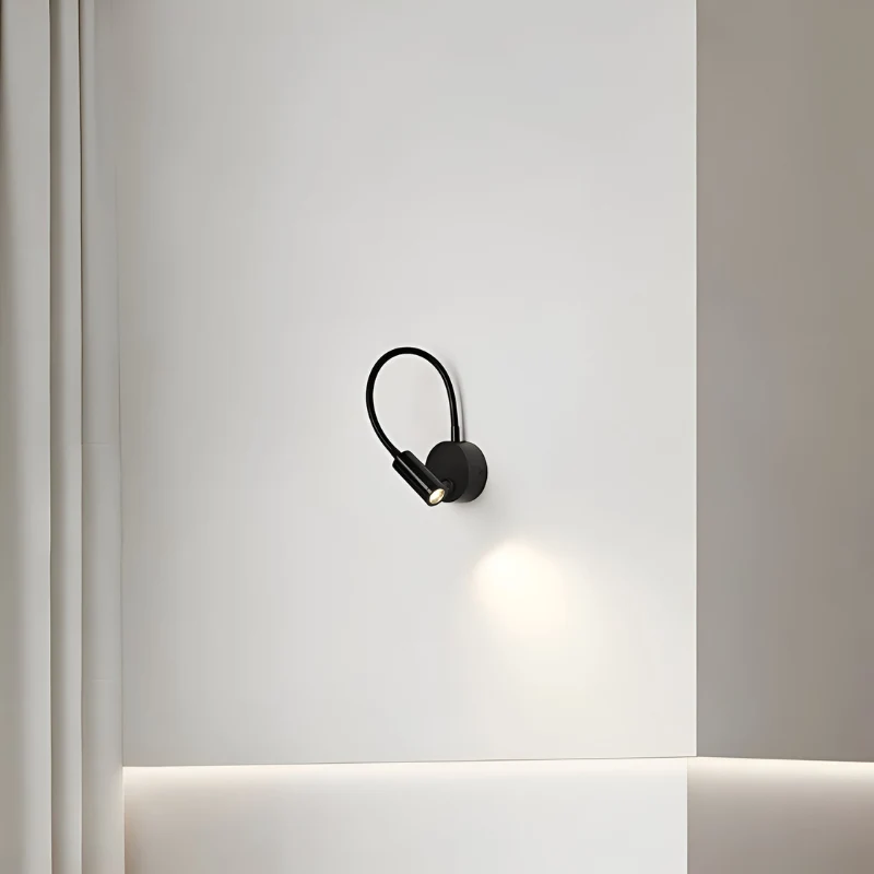 Flexora Nachttischleuchte mit Schwanenhals – LED Lampe mit 360° Drehung