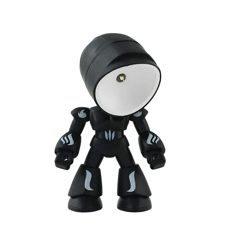 Robixa Tischleuchte in Roboterform – LED Lampe für Kinderzimmer und Innenräume