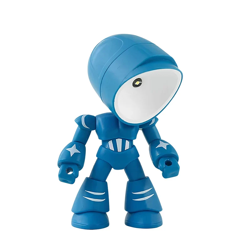 Robixa Tischleuchte in Roboterform – LED Lampe für Kinderzimmer und Innenräume