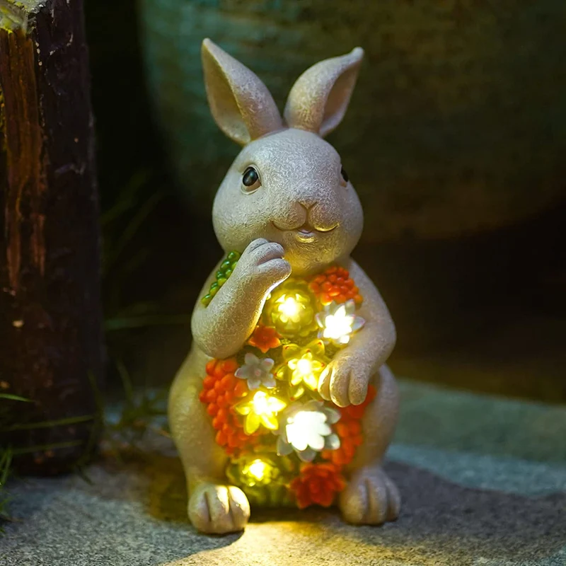 Solar-Tierfiguren für dekorative Gartenbeleuchtung