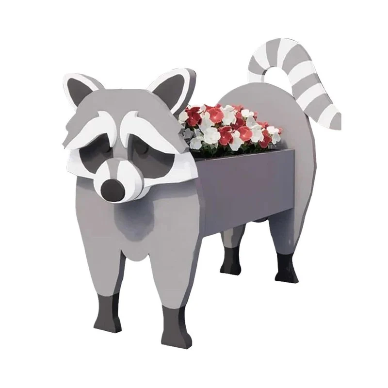Dekorative Blumentöpfe mit Tiermotiven für Haus und Garten