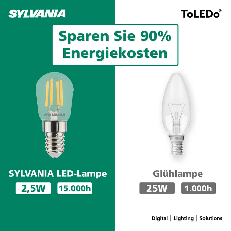LED Dekorative Lampe | E14 Ball | Warmweiß