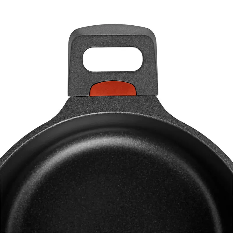 Aluguss-Kochtopf 24 cm - N8WERK Heat Indicator - Midnight Edition