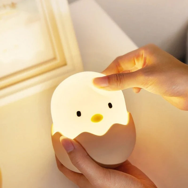 Lumini Kinder-Nachtlicht mit Farbwechsel – LED Lampe mit Touch-Bedienung und USB-Aufladung