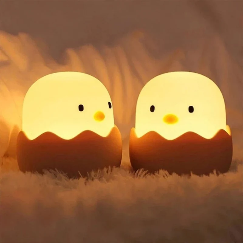 Lumini Kinder-Nachtlicht mit Farbwechsel – LED Lampe mit Touch-Bedienung und USB-Aufladung