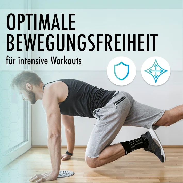 Knöchel-Bandage mit Kupferfasern & Carbon