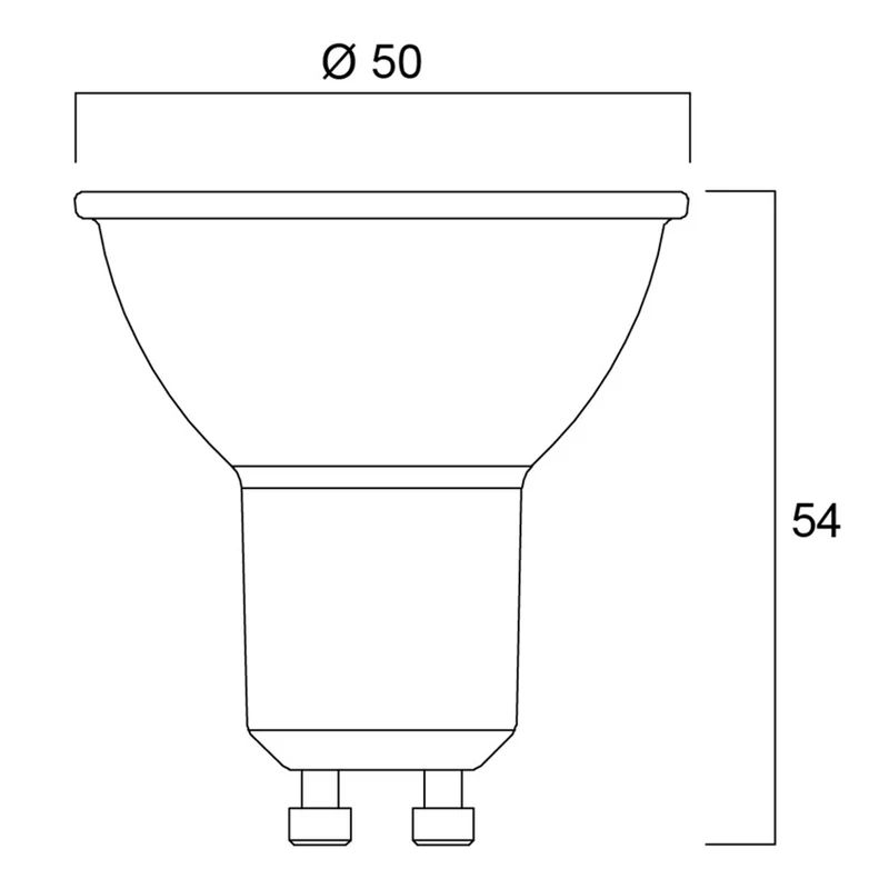 GU10 LED Dimmbar | Warmweiß & Neutralweiß | 5er Pack | 50W Ersatz