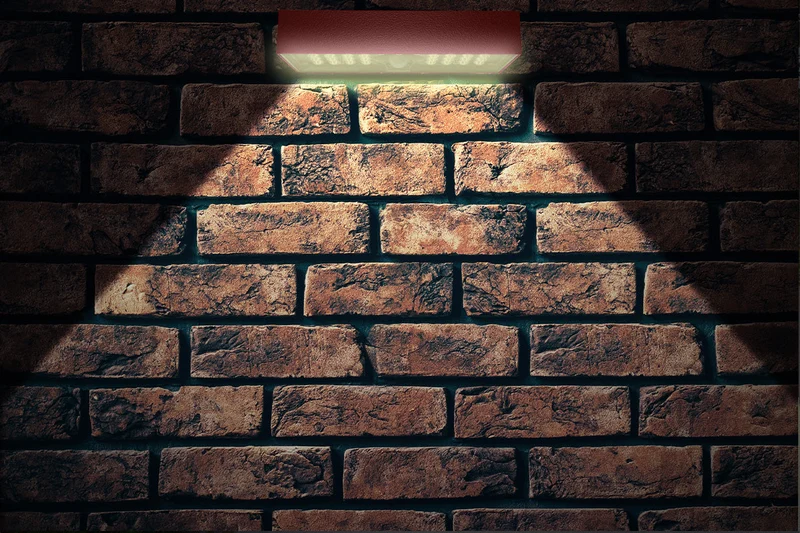 NexSun Brick | 900 Lumen | Solar-PIR-Wandleuchte