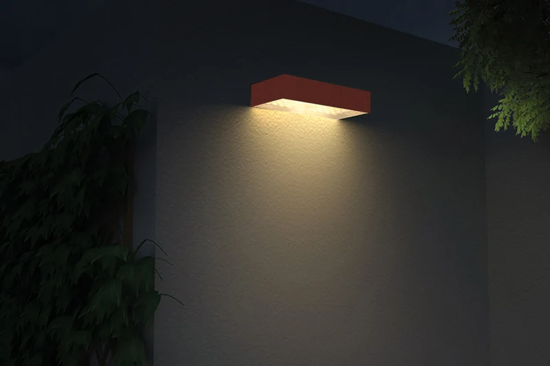 NexSun Brick | 900 Lumen | Solar-PIR-Wandleuchte